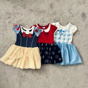 Disney princess sweater dresses- snow-white, Minnie Mouse, Dorothy
